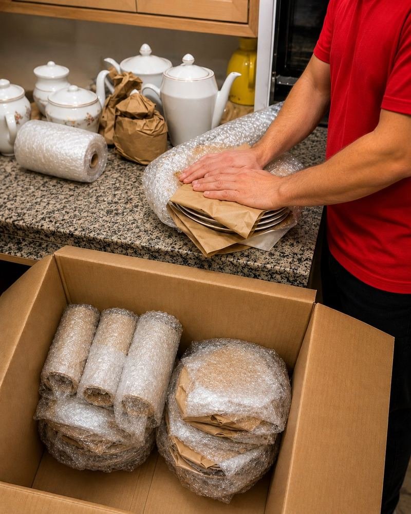 Serviço de embalagem completa pela Rufatto Mudanças